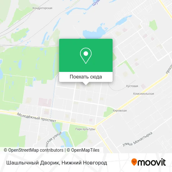Карта Шашлычный Дворик