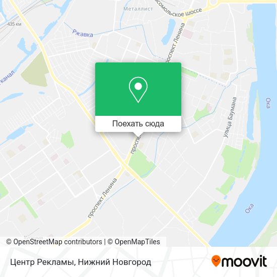 Карта Центр Рекламы