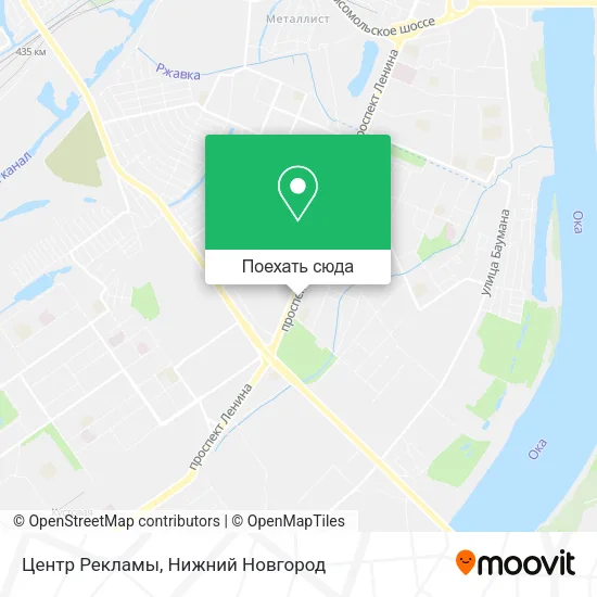Карта Центр Рекламы