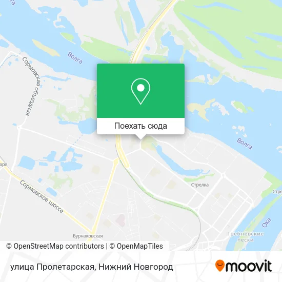 Карта улица Пролетарская