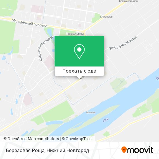 Карта Березовая Роща