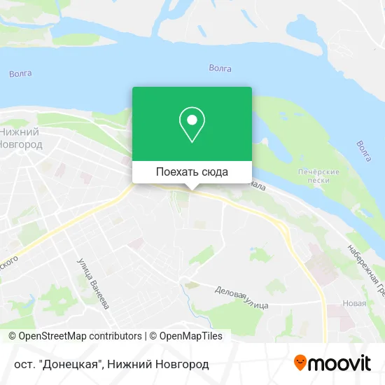 Карта ост. "Донецкая"