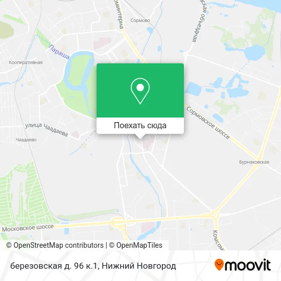Карта березовская  д. 96 к.1