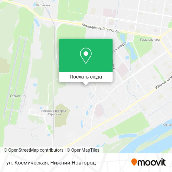 Карта ул. Космическая