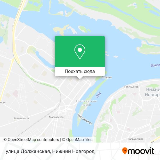Карта улица Должанская
