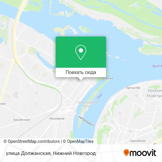 Карта улица Должанская