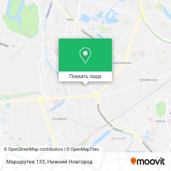 Карта Маршрутка 133