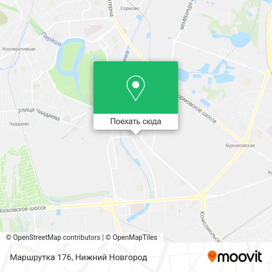 Карта Маршрутка 176