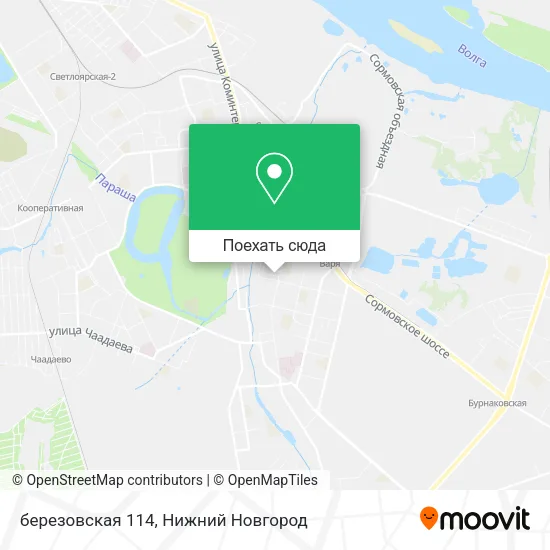 Карта березовская 114