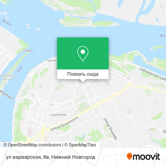 Карта ул варварская, 8в