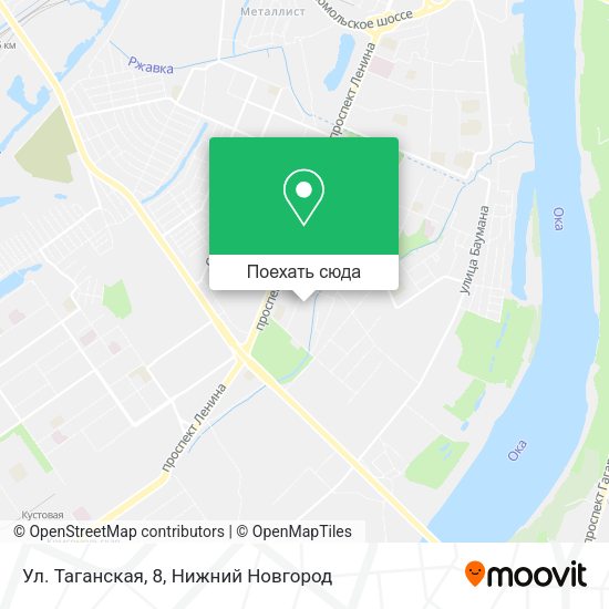 Карта Ул. Таганская, 8