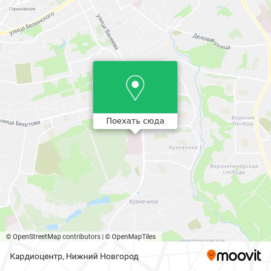 Карта Кардиоцентр