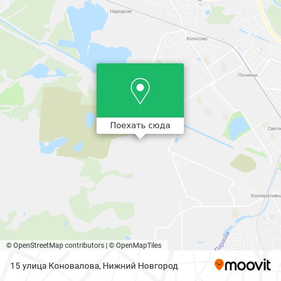 Карта 15 улица Коновалова