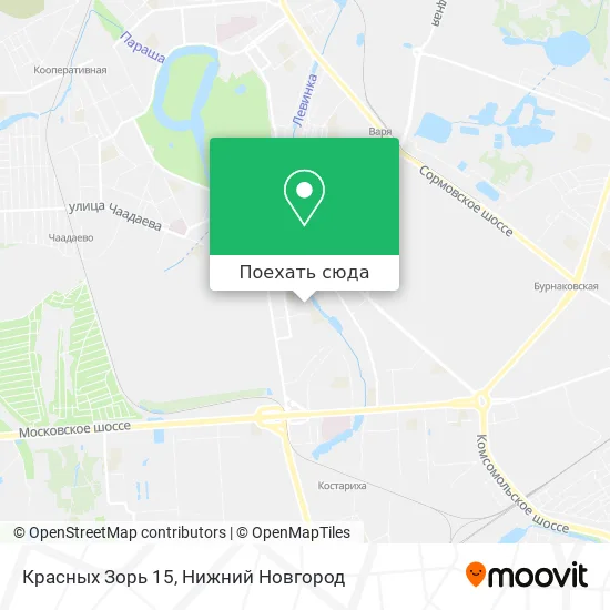 Карта Красных Зорь 15