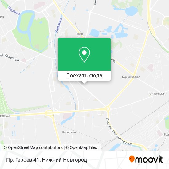 Карта Пр. Героев 41