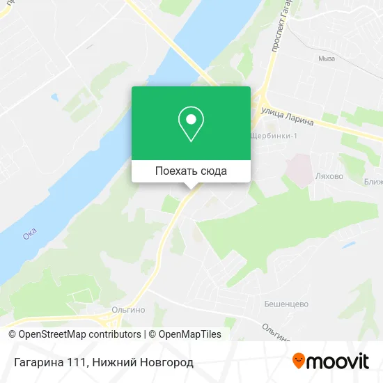 Карта Гагарина 111