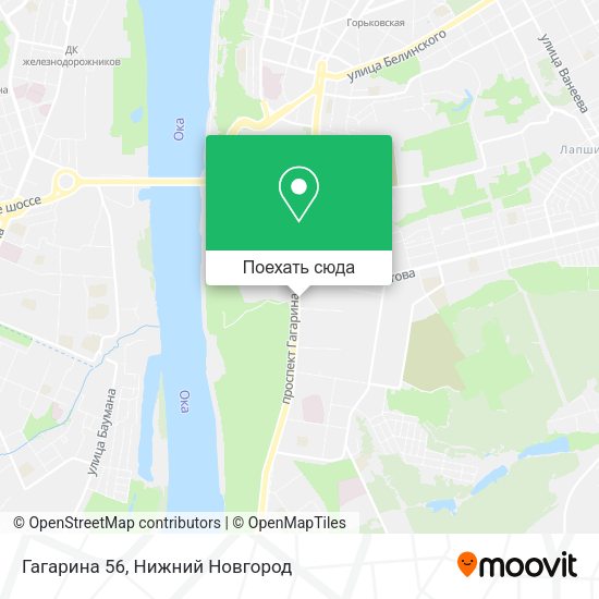 Карта Гагарина 56
