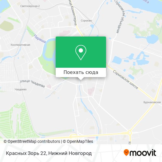 Карта Красных Зорь 22