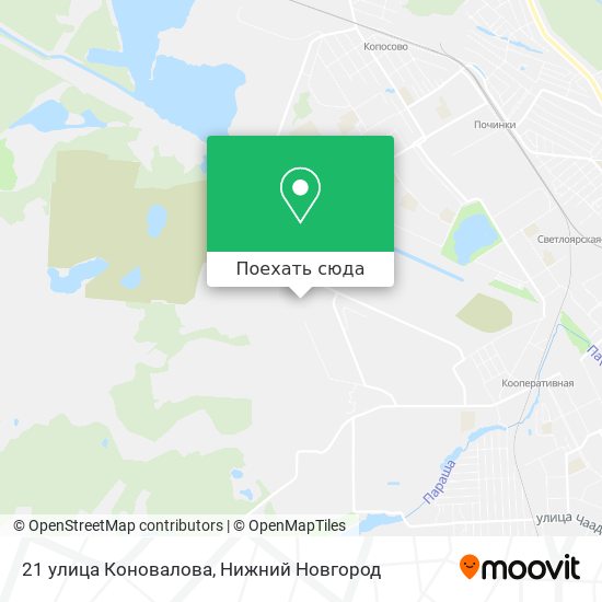 Карта 21 улица Коновалова