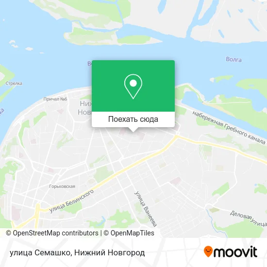 Карта улица Семашко