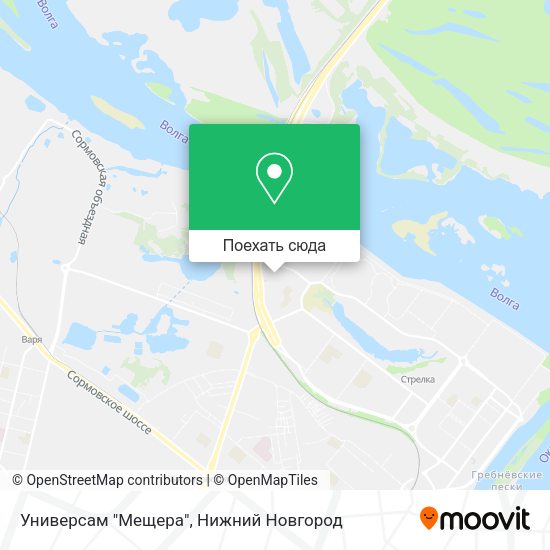 Карта Универсам "Мещера"