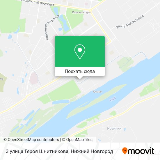 Карта 3 улица Героя Шнитникова