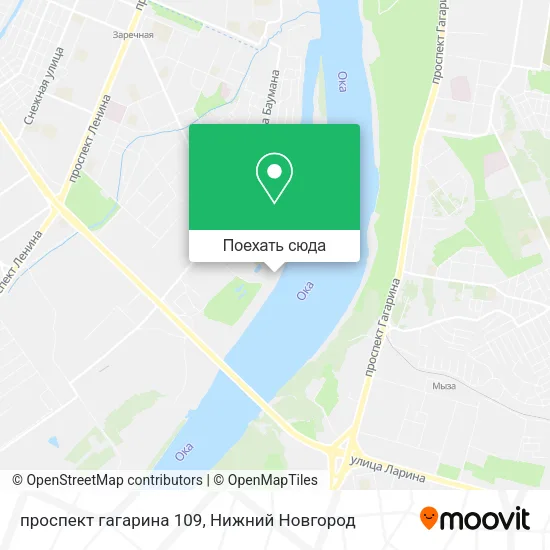 Карта проспект гагарина 109