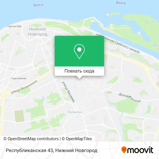Карта Республиканская 43