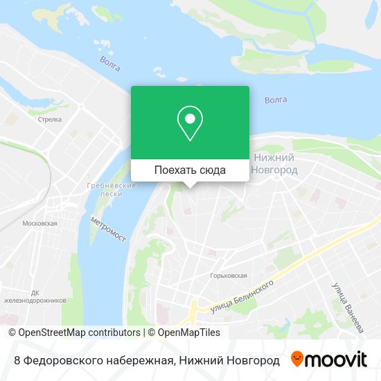 Карта 8 Федоровского набережная