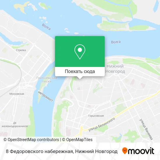Карта 8 Федоровского набережная