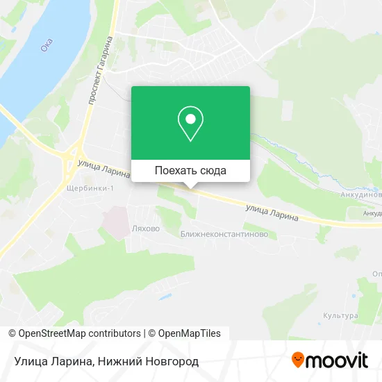 Карта Улица Ларина