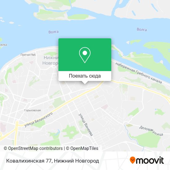 Карта Ковалихинская 77