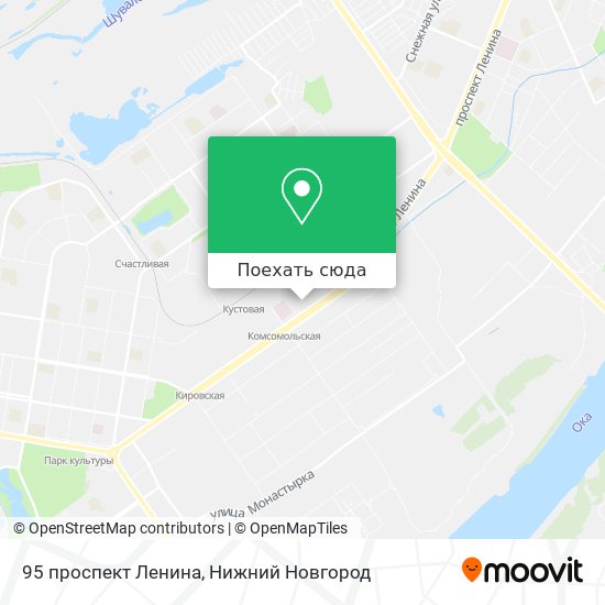 Карта 95 проспект Ленина