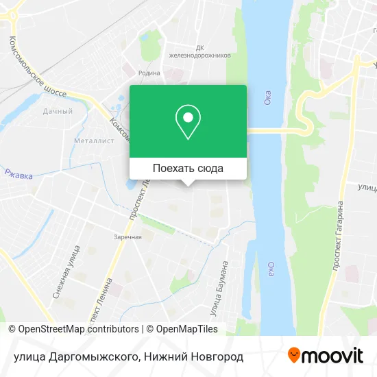 Карта улица Даргомыжского
