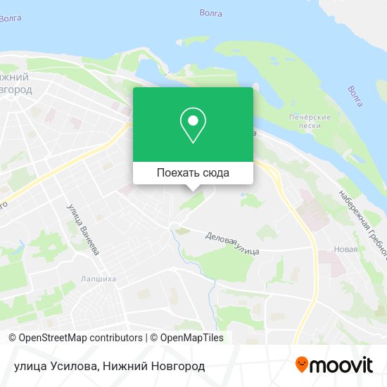Карта улица Усилова