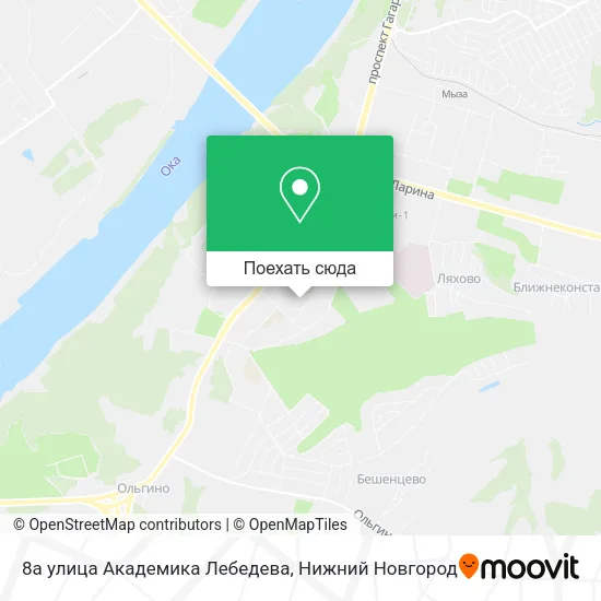 Карта 8а улица Академика Лебедева