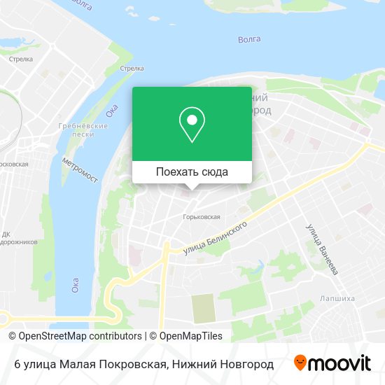 Карта 6 улица Малая Покровская