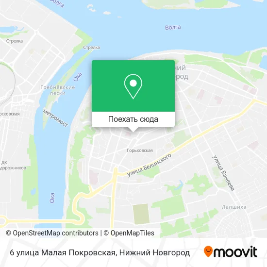 Карта 6 улица Малая Покровская