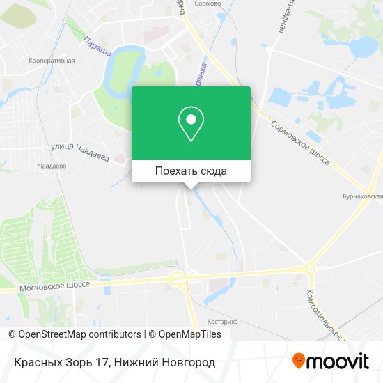 Карта Красных Зорь 17