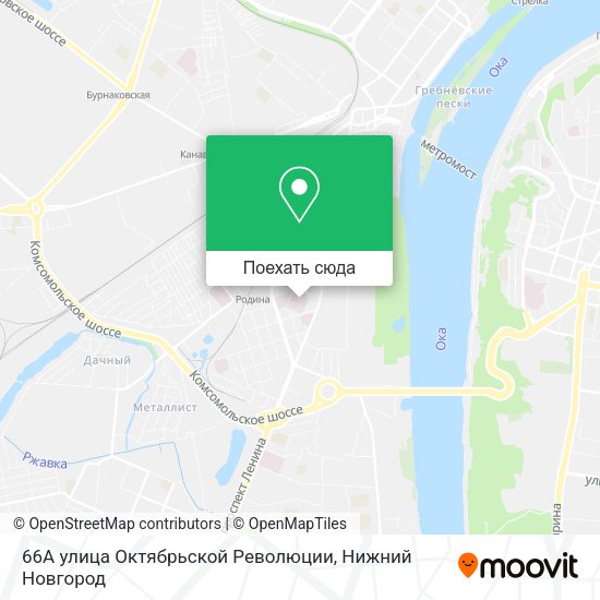 Карта 66А улица Октябрьской Революции