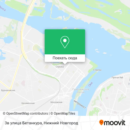 Карта 3в улица Бетанкура