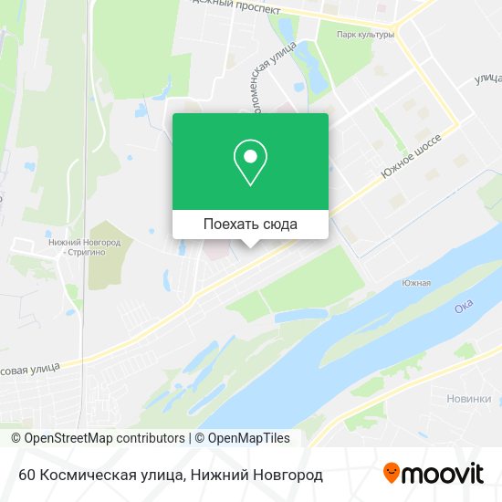 Карта 60 Космическая улица