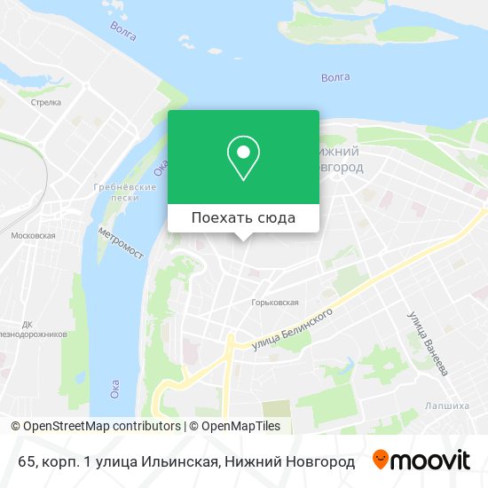 Карта 65, корп. 1 улица Ильинская