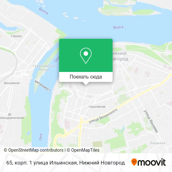 Карта 65, корп. 1 улица Ильинская