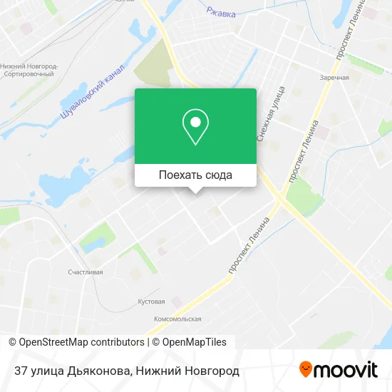 Карта 37 улица Дьяконова