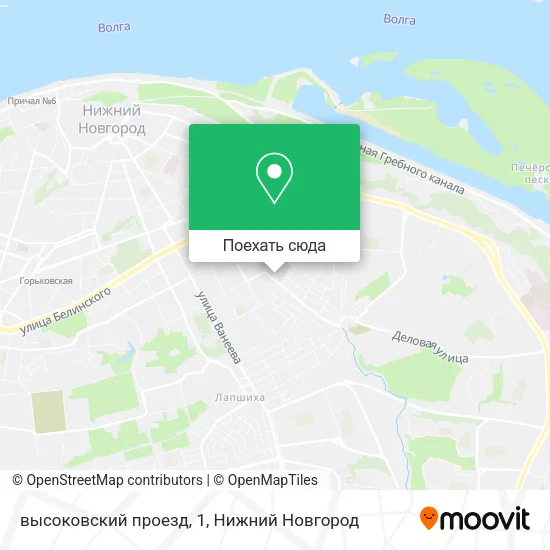 Карта высоковский проезд, 1