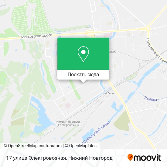 Карта 17 улица Электровозная