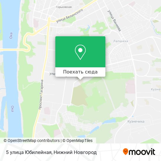 Карта 5 улица Юбилейная