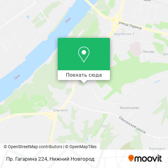 Карта Пр. Гагарина 224