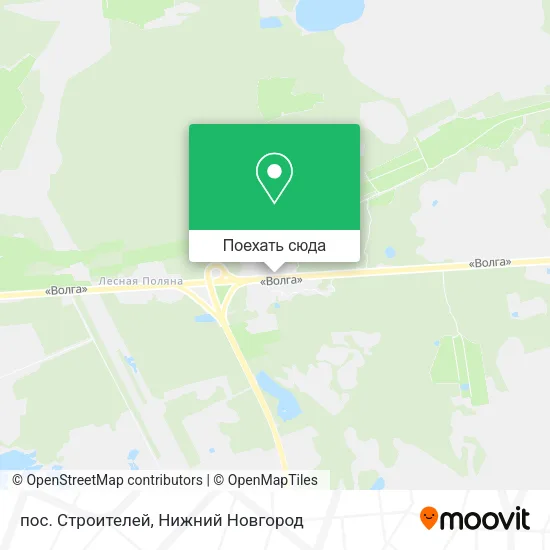 Карта пос. Строителей